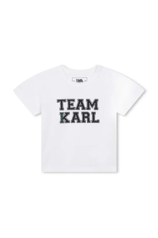 Детский комплект для плавания - шорты и футболка Karl Lagerfeld <p>Материал 1: 100% Хлопок Материал 2: 100% Полиэстер</p>