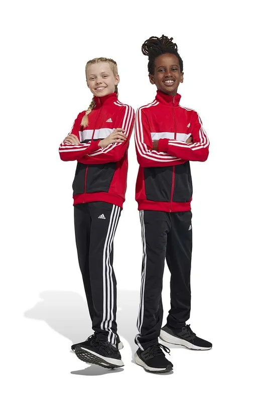 червоний Дитячий спортивний костюм adidas Для хлопчиків