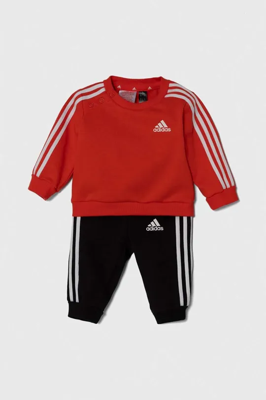 czerwony adidas dres niemowlęcy Chłopięcy