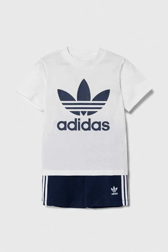 білий Дитячий бавовняний комплект adidas Originals Для хлопчиків