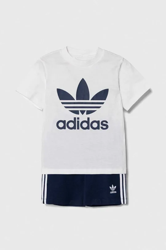 bela Otroški bombažni komplet adidas Originals Fantovski