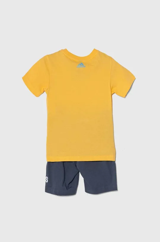 Дитячий бавовняний комплект adidas жовтий