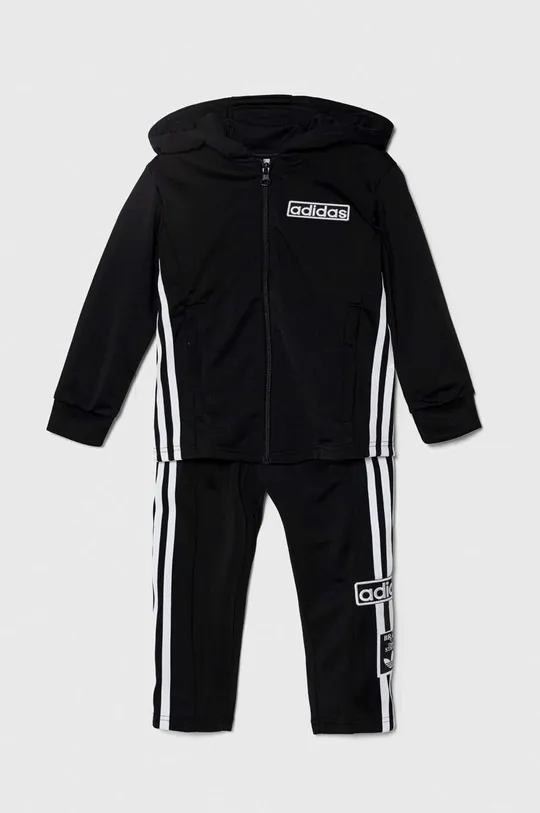 чёрный Детский спортивный костюм adidas Originals Для мальчиков