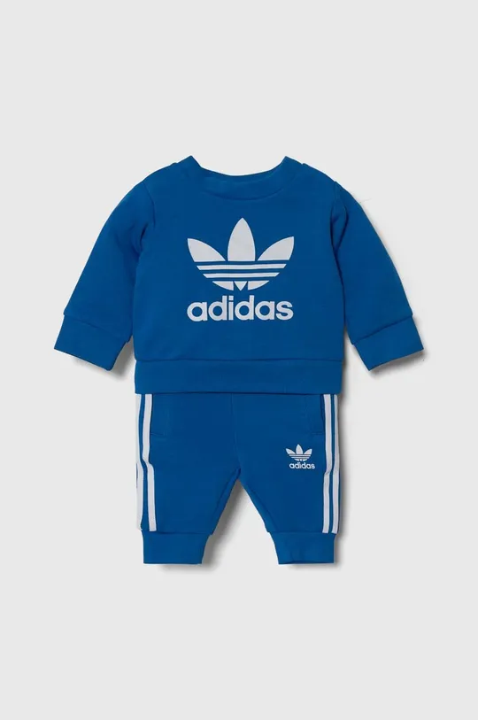 granatowy adidas Originals dres niemowlęcy Chłopięcy
