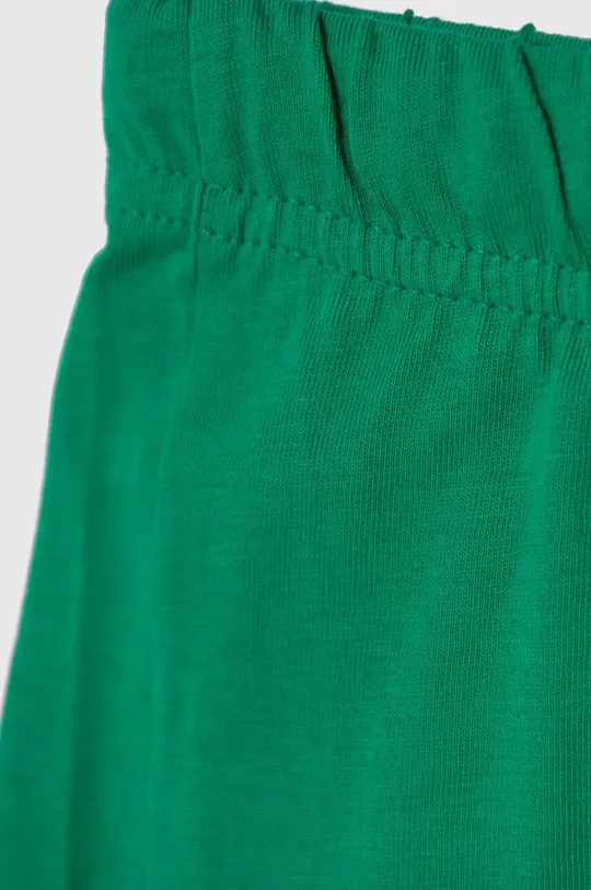 зелений Дитячий бавовняний комплект United Colors of Benetton