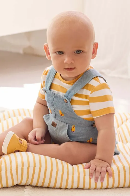 żółty Mayoral Newborn komplet niemowlęcy 2-pack Chłopięcy