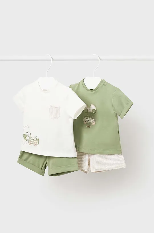 zielony Mayoral Newborn komplet niemowlęcy 2-pack Chłopięcy