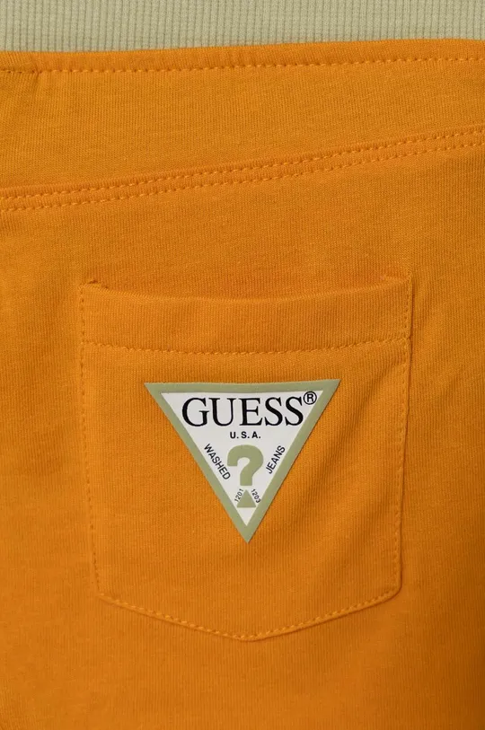 oranžová Detská bavlnená súprava Guess