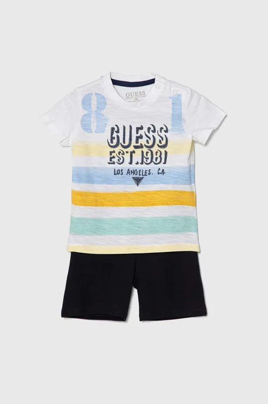 mornarsko plava Pamučni komplet za bebe Guess Za dječake