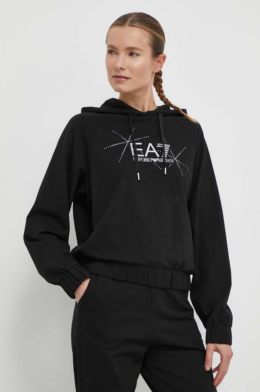 Спортивний костюм EA7 Emporio Armani жіночий колір чорний | ANSWEAR.ua