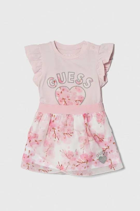 розовый Комплект для младенцев Guess Для девочек