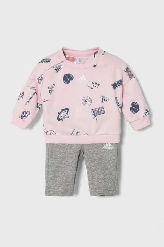 różowy adidas dres niemowlęcy Dziewczęcy