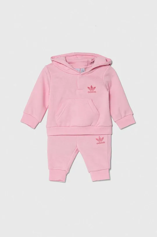 różowy adidas Originals dres niemowlęcy Dziewczęcy