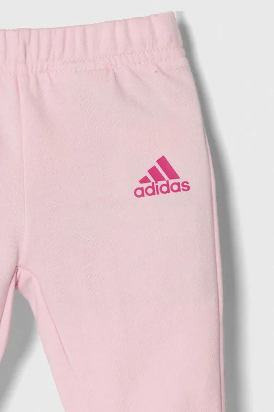 розовый Спортивный костюм для младенцев adidas
