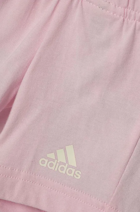 różowy adidas komplet bawełniany niemowlęcy