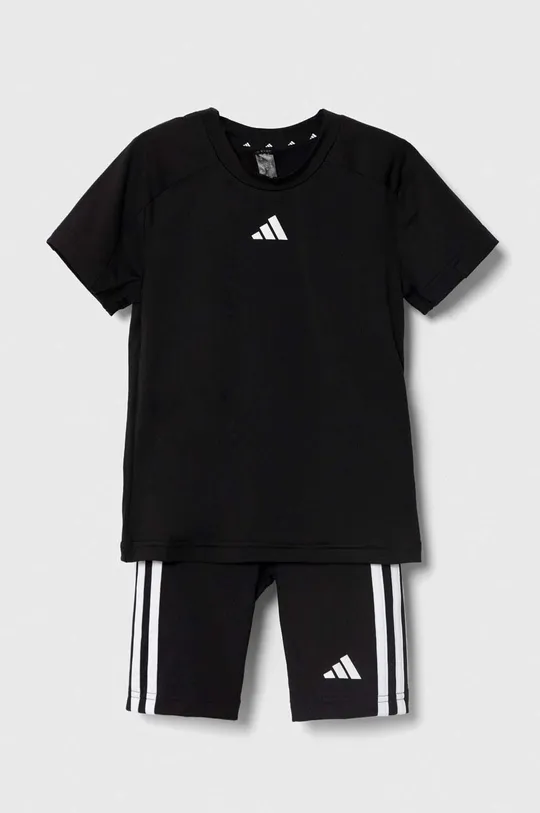 чорний Дитячий комплект adidas Для дівчаток