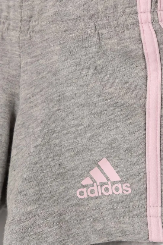 рожевий Дитячий бавовняний комплект adidas