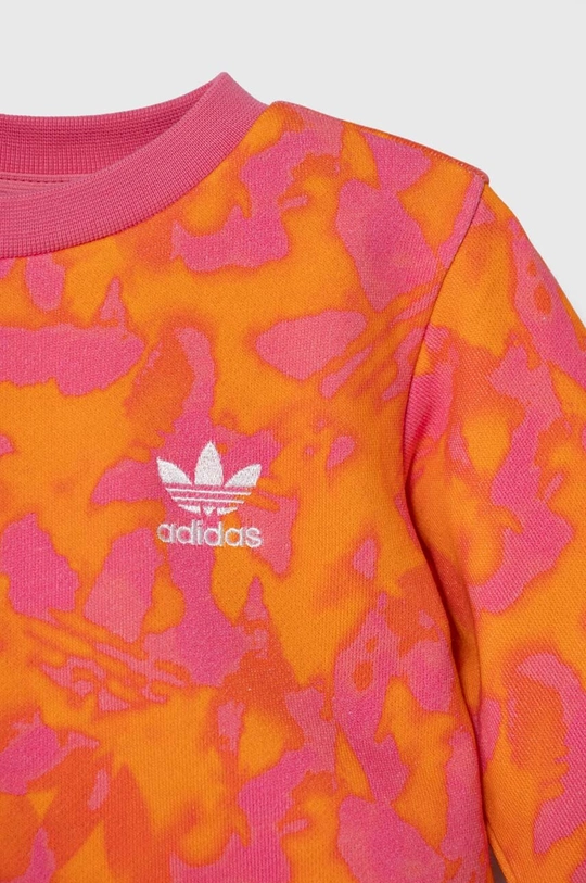 oranžová Detská tepláková súprava adidas Originals