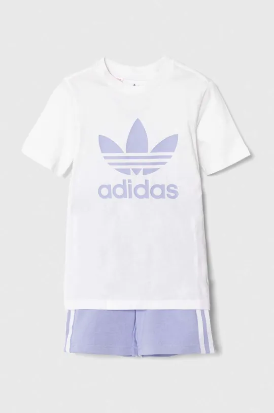 фіолетовий Дитячий комплект adidas Originals Для дівчаток