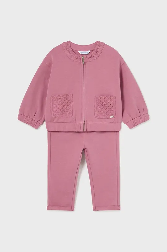 розовый Спортивный костюм для младенцев Mayoral Для девочек