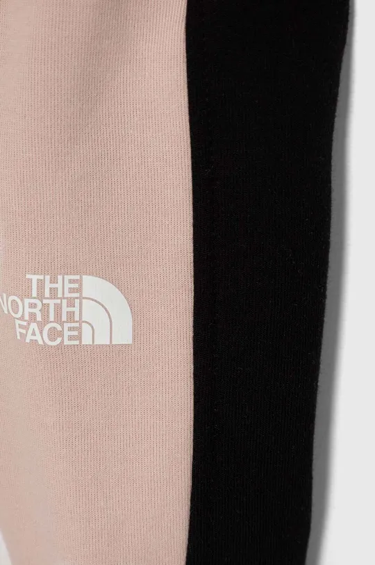 różowy The North Face dres niemowlęcy TNF TECH CREW SET
