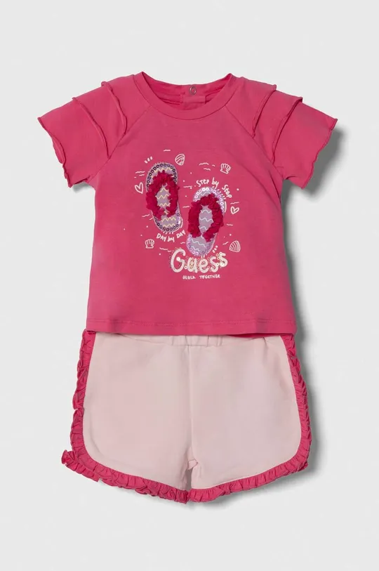 рожевий Комплект для немовлят Guess Для дівчаток
