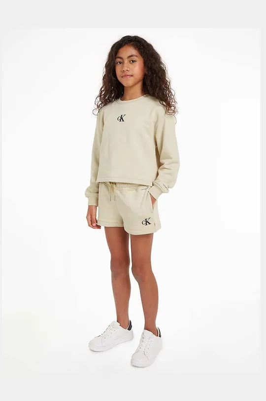 бежевий Дитячий комплект Calvin Klein Jeans Для дівчаток
