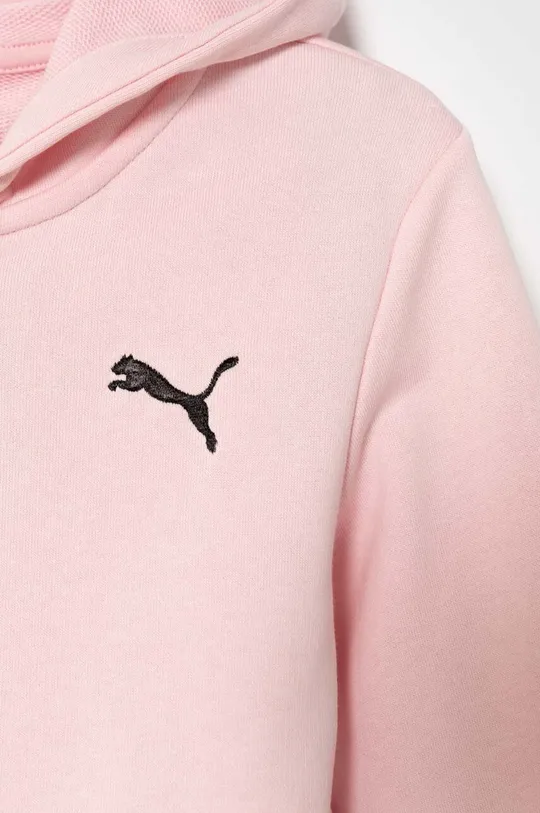 rózsaszín Puma gyerek melegítő Hooded Sweat Suit TR cl G