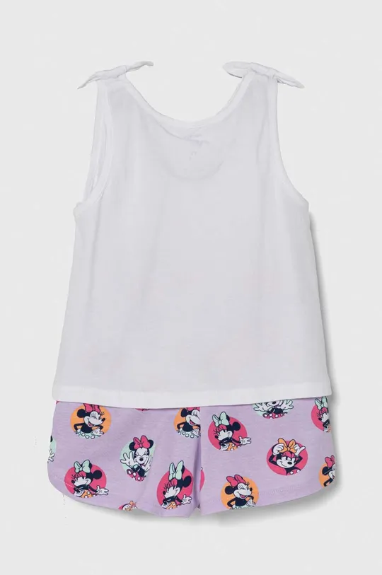 Detská bavlnená súprava zippy x Disney fialová