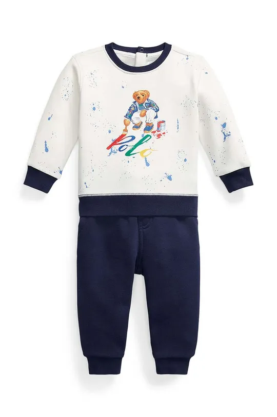 granatowy Polo Ralph Lauren dres niemowlęcy Chłopięcy