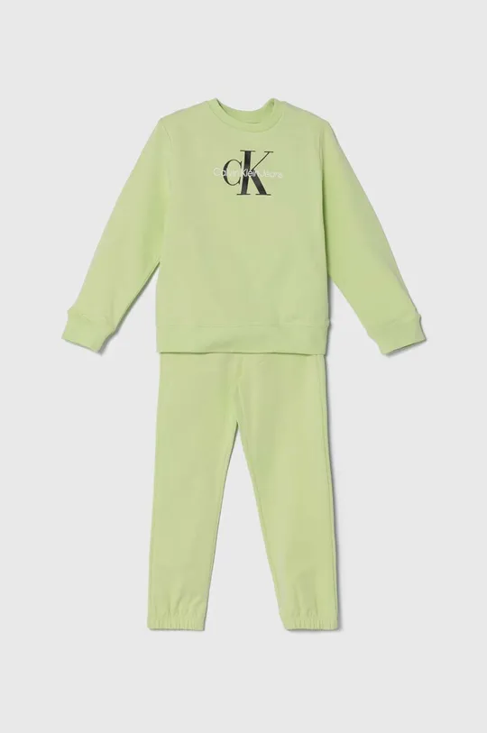 зелёный Детский спортивный костюм Calvin Klein Jeans Детский