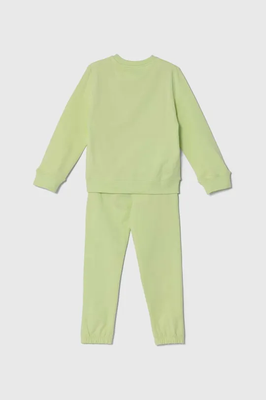 Detská tepláková súprava Calvin Klein Jeans zelená