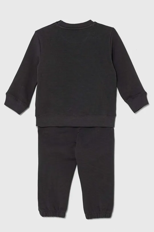 Detská tepláková súprava Calvin Klein Jeans sivá
