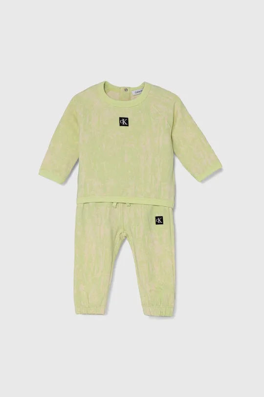 зелёный Детский спортивный костюм Calvin Klein Jeans Детский