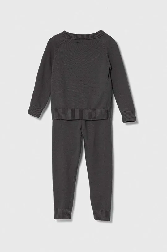 Детский комплект из хлопка Calvin Klein Jeans серый