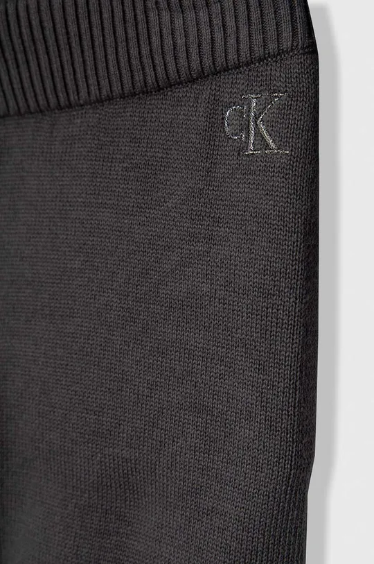 сірий Дитячий бавовняний комплект Calvin Klein Jeans