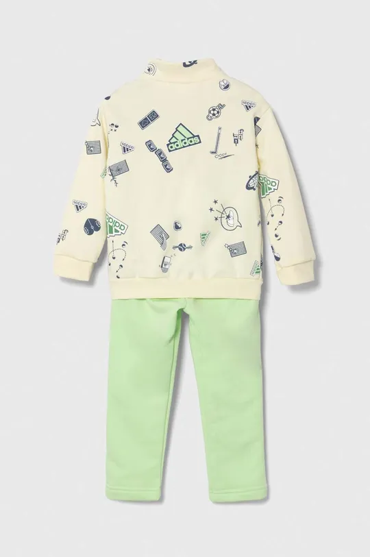 Детский спортивный костюм adidas зелёный