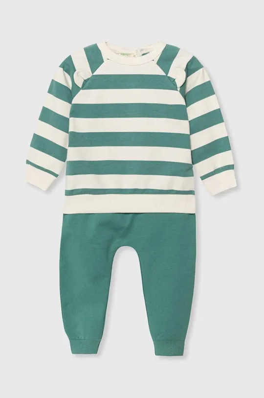 zelena Trenirka za dojenčka United Colors of Benetton Otroški