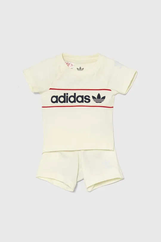бежевий Комплект для немовлят adidas Originals Дитячий