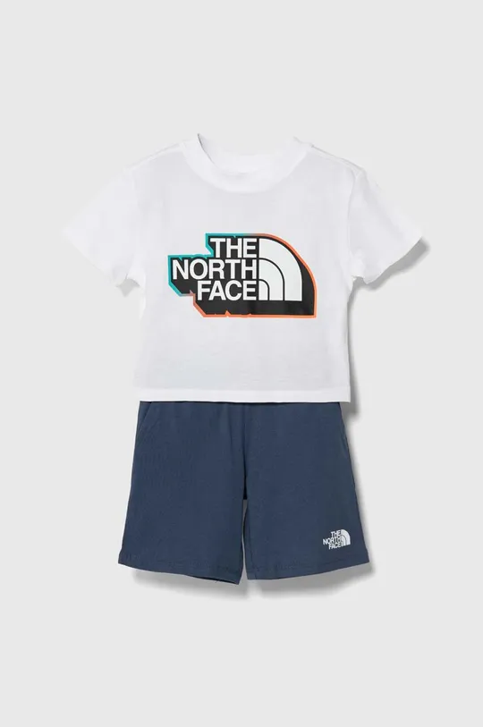 λευκό Παιδικό βαμβακερό σετ The North Face SUMMER SET Παιδικά