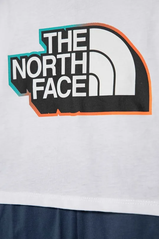 The North Face gyerek pamut melegítő szett SUMMER SET 100% pamut