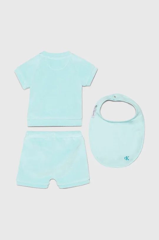 Комплект для немовлят Calvin Klein Jeans бірюзовий