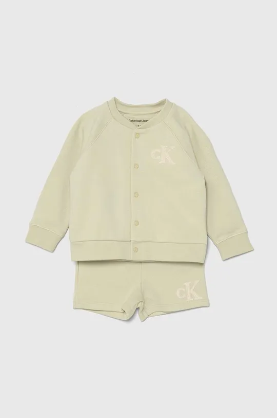 Комплект для младенцев Calvin Klein Jeans бежевый