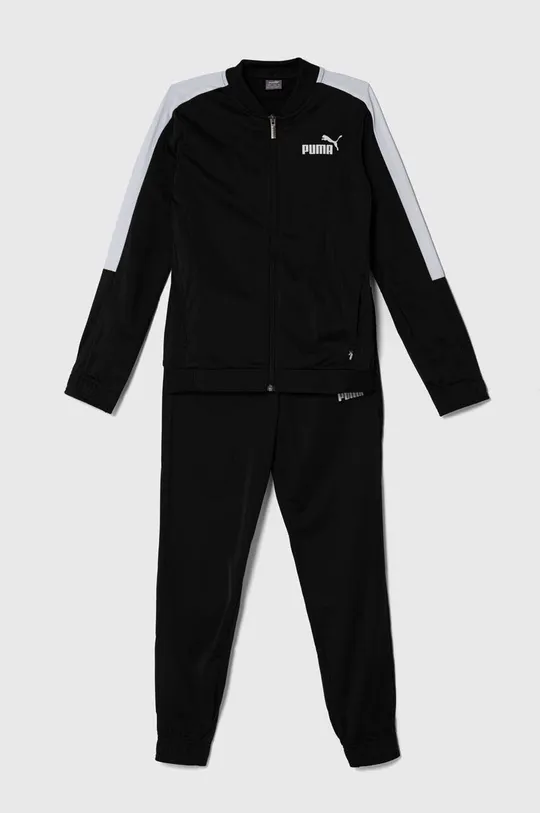 čierna Detská tepláková súprava Puma Baseball Poly Suit cl Detský