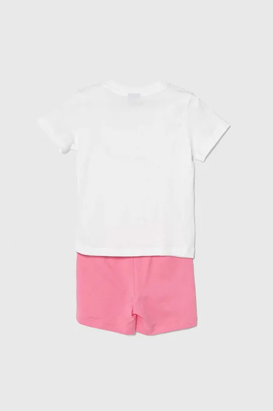 Puma komplet bawełniany niemowlęcy Minicats & Shorts Set różowy