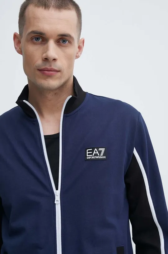 Хлопковый спортивный костюм EA7 Emporio Armani Мужской