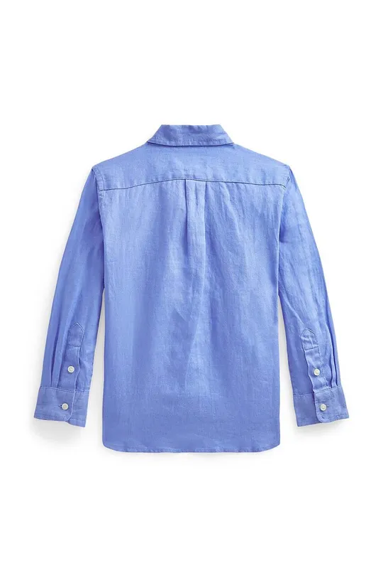 Dječja lanena košulja Polo Ralph Lauren 100% Lan