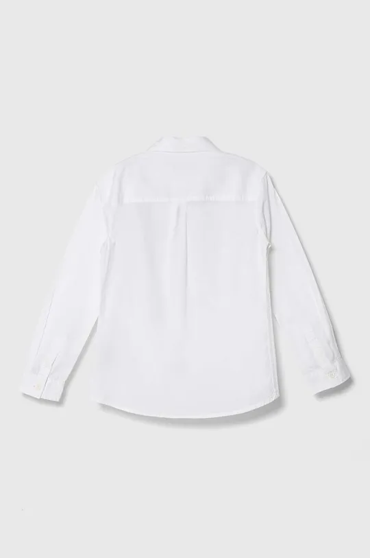 Detská bavlnená košeľa Calvin Klein Jeans biela