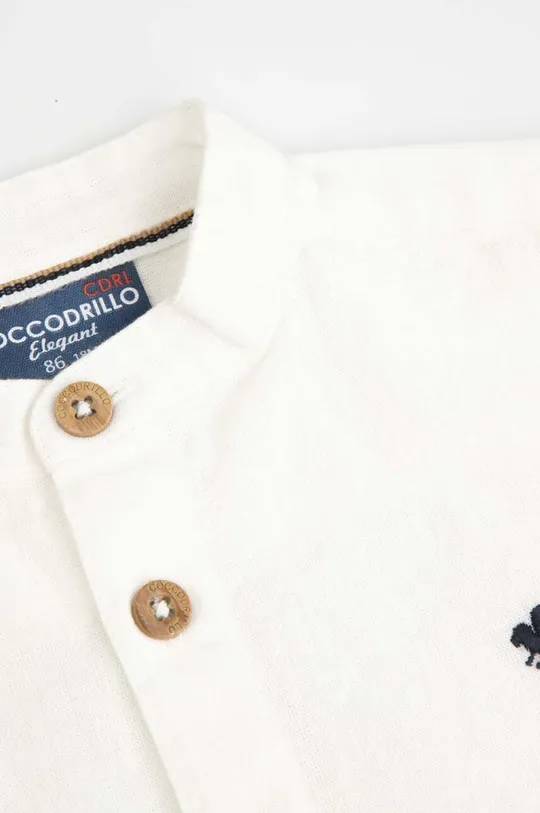 Βρεφικό πουκάμισο από λινό μείγμα Coccodrillo 70% Βαμβάκι, 30% Λινάρι