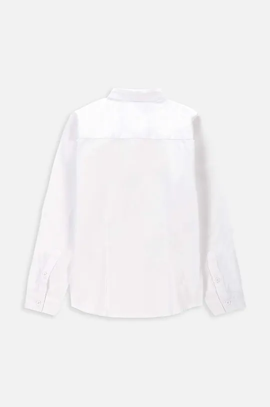 Детская хлопковая рубашка Coccodrillo белый